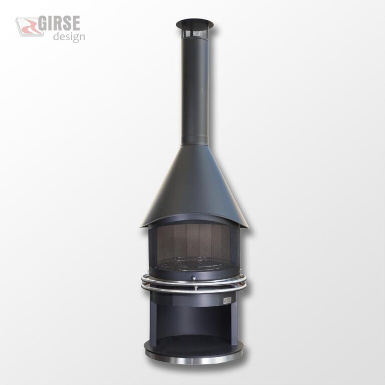 Edelstahl Grillkamin Vesuv - GirseDesign.de
