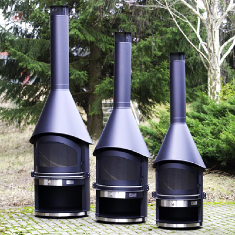 Edelstahl Grillkamin Duo Exclusiv GirseDesign.de