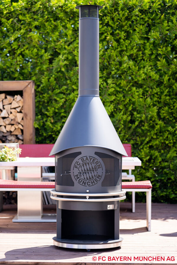 Gartenkamin Vesuv FC Bayern Fan Edition - GirseDesign.de